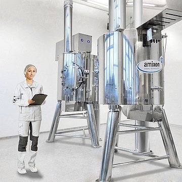 Hygienisches Design und HACCP beim Vermischen pulvriger oder feuchter Lebensmittel und Arzneimittel