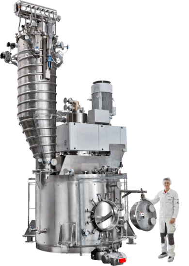 Le réacteur et mélangeur-sécheur AMT 3-en-1 pour la production de poudre métallique destinée à l'impression 3D 