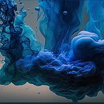 Unterschiedlich konzentrierte Flüssigkeiten diffundieren ineinander.