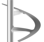 웜 컨베이어 믹서.