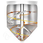 Der amixon® Konismischer ermöglicht ideale Mischqualitäten