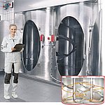 Miscelatore verticale bialbero amixon® per lotti da 8 m³