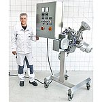 Questo miscelatore bialbero amixon® è in grado di miscelare con particolare delicatezza fino a 10 litri di polvere. È particolarmente ergonomico. L'utilizzo è semplice e veloce: inserire la polvere, mescolare, svuotare e pulire.