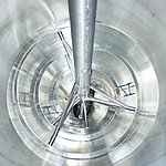 Vista dall'alto di un bunker di pasta amixon® da 20 m³