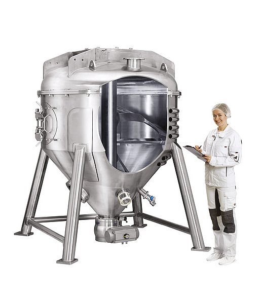3-in-1 Conical Vacuum Dryer & Mixing Reactor AMT
