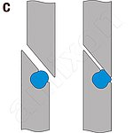 Oリングは脱落防止対策が施されています。