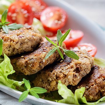 La miscelazione dei sostituti vegetali della carne