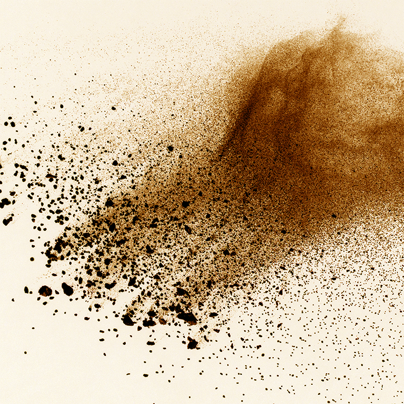 Small dust particles can remain suspended in the air for a very long time