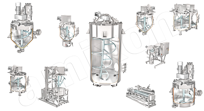 Вертикальное смесительное оборудование amixon® 