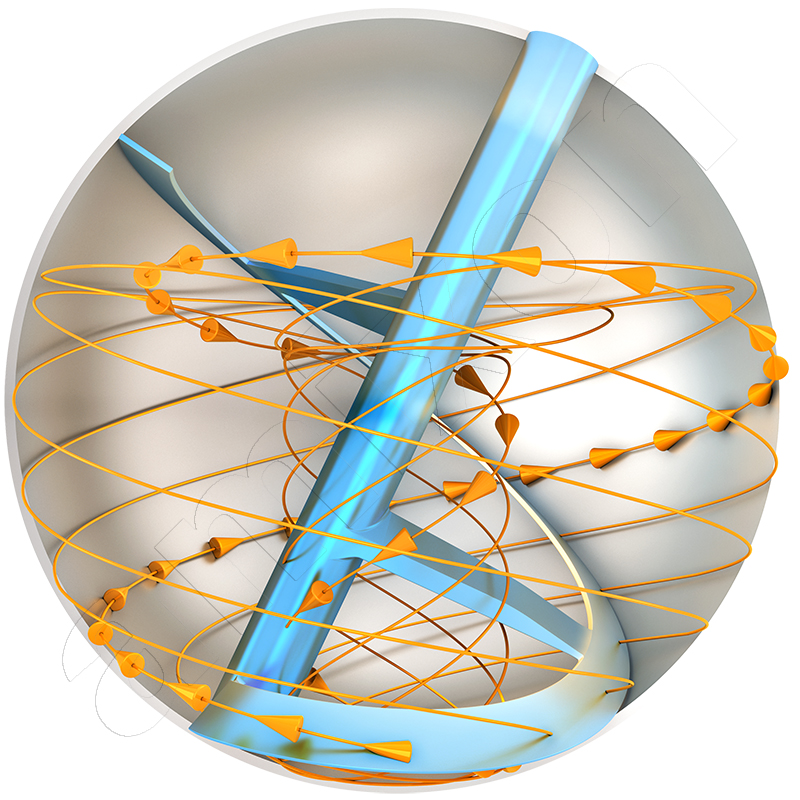 amixon® mezclador de bola hueca. Un nuevo desarrollo para ensayos e investigaciones de sistemas. Esta batidora lleva la marca denominativa SphereHelics®. Está disponible para lotes de 400 litros en el centro técnico amixon® con numerosas características de equipamiento.