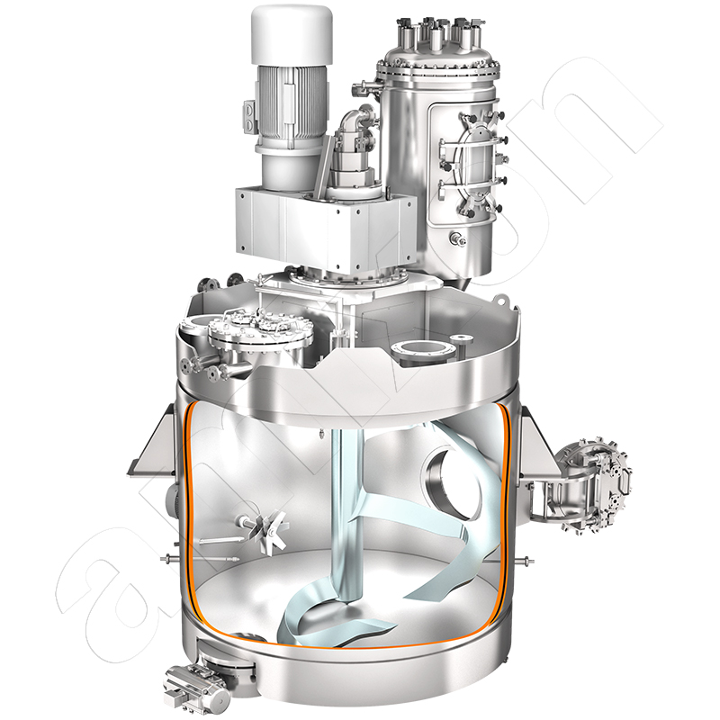 amixon® synthesis reactor/ vacuum dryer in cylinder design