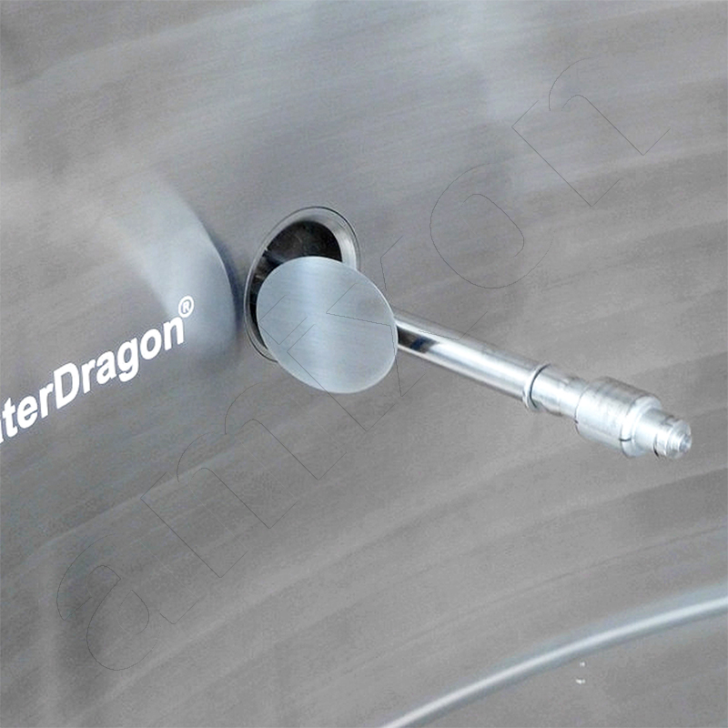 Система автоматической очистки смесительного контейнера WaterDragon® является разработкой amixon®.