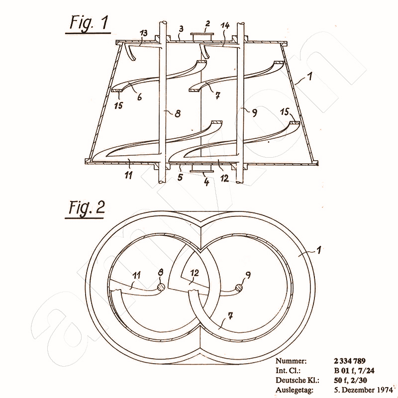 Patent of the engineer Bernhard Ruberg from Paderborn