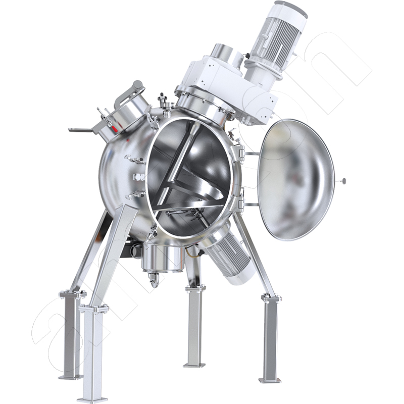 La mezcladora de esferas huecas SpherHelics® está formada por componentes amixon® de eficacia probada.